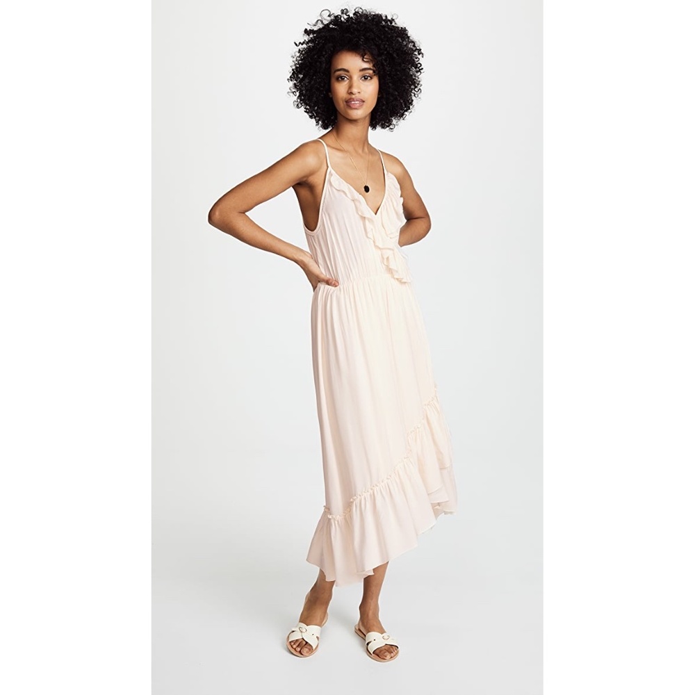 Scotch & Soda Midi Ruffle Dress Sz XS Shopbop